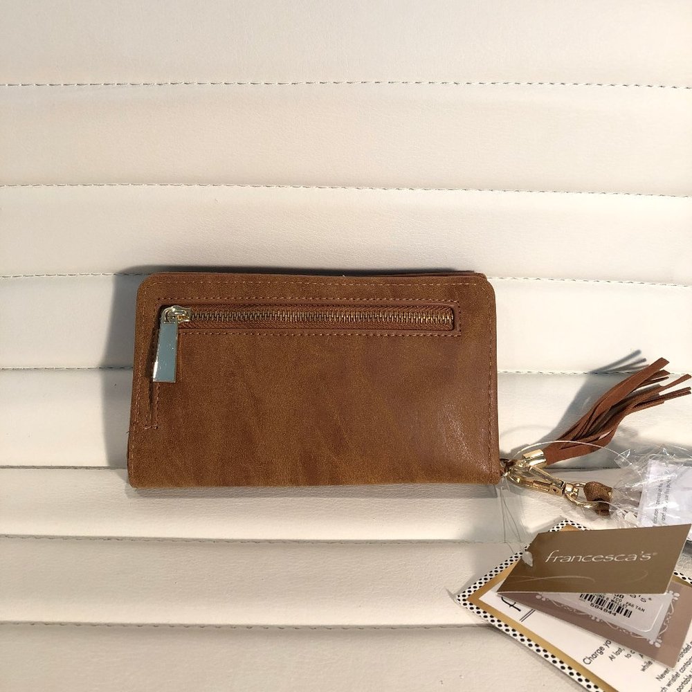 Francesa's Brown Phone Charging Wallet